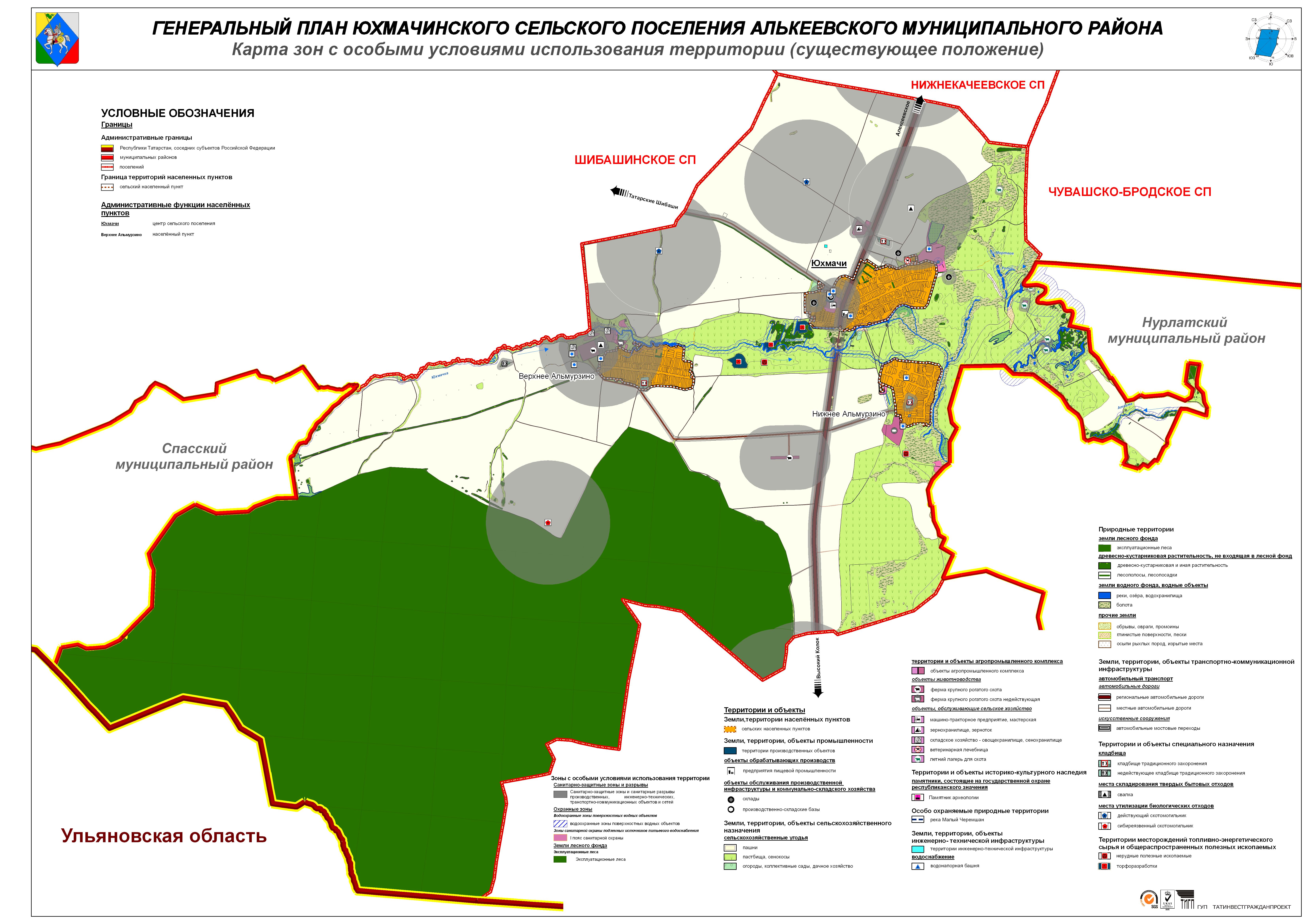 Карта сельских поселений